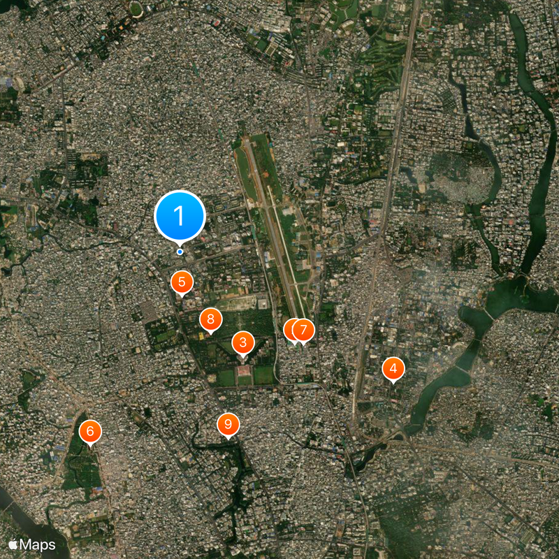 Liberation War Museum Mappa