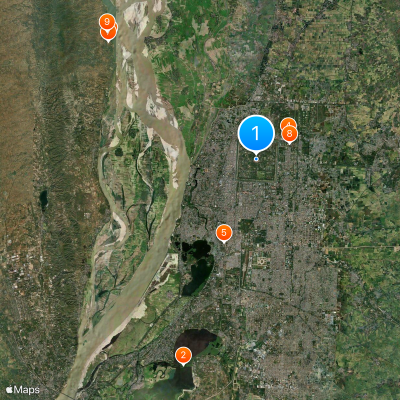 Palazzo di Mandalay Mappa