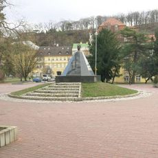 Pomník Julia Payera na Zeyerově náměstí v Teplicích