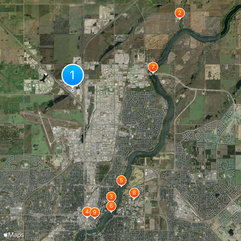 SaskTel Centre Map
