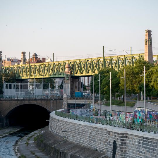 Brücke über die Zeile