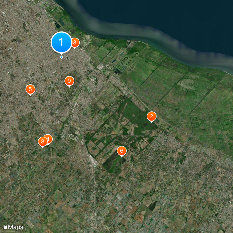 Partido di Berazategui Mappa