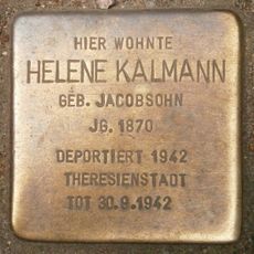 Stolperstein à la mémoire de Helene Kalmann