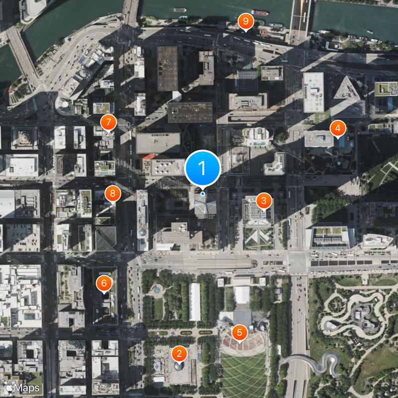 Two Prudential Plaza Mapa