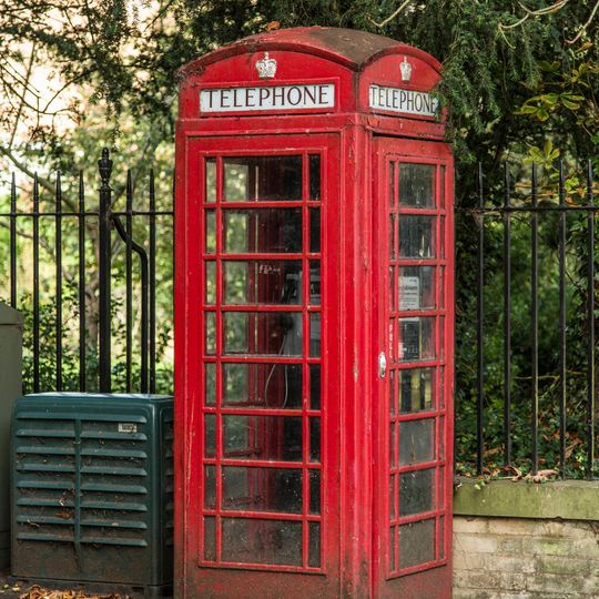 K6 Telephone Kiosk outside St Peter's Terrace