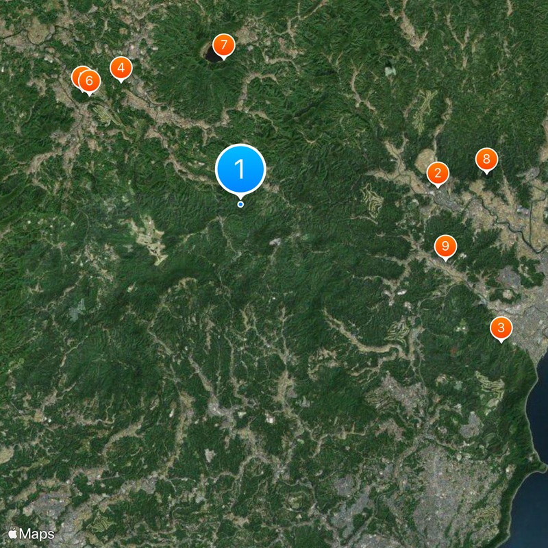 Província de Satsuma Mapa