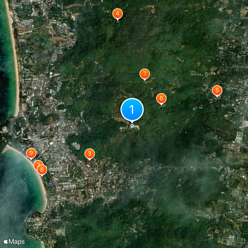 Phuket Giant Buddha Mappa