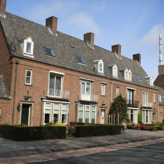 Rijtje woningen