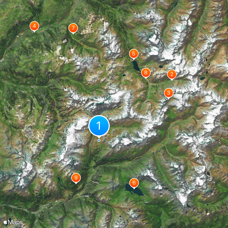 Vanoise National Park Map