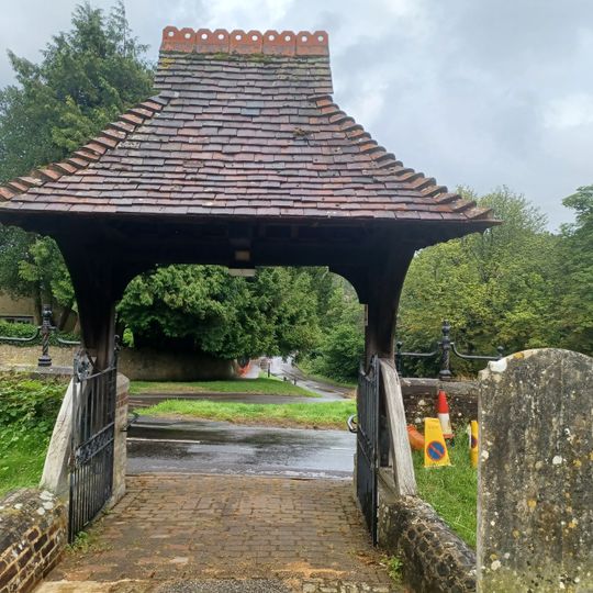 Walls And Lych Gate To Churchyard Of The Church Of St Bartholomew