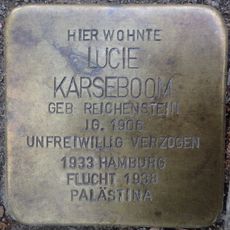 Stolperstein en memoria de Lucie Karseboom