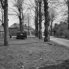 Boerderij van het Kempische langgeveltype, onder rieten wolfdak