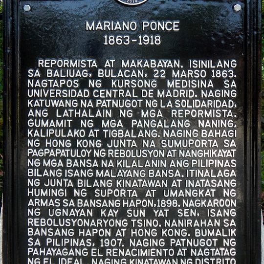 Mariano Ponce historical marker
