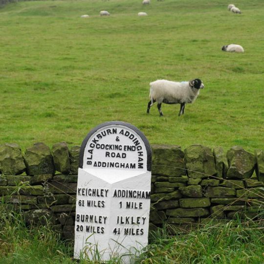 Milestone 200 Metres To South West Of Junction With Turner Lane