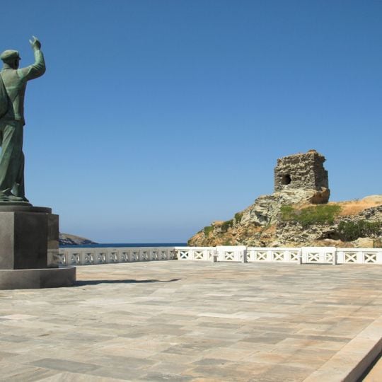 Unknown sailor statue, Andros