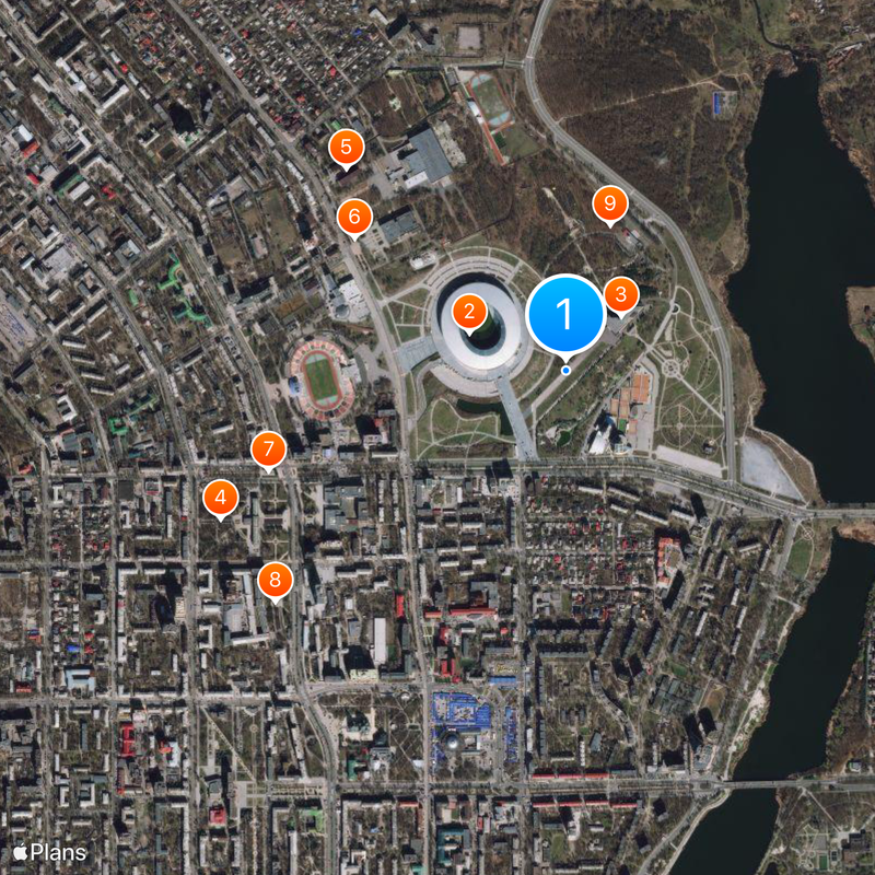 Allee der Engel Karte