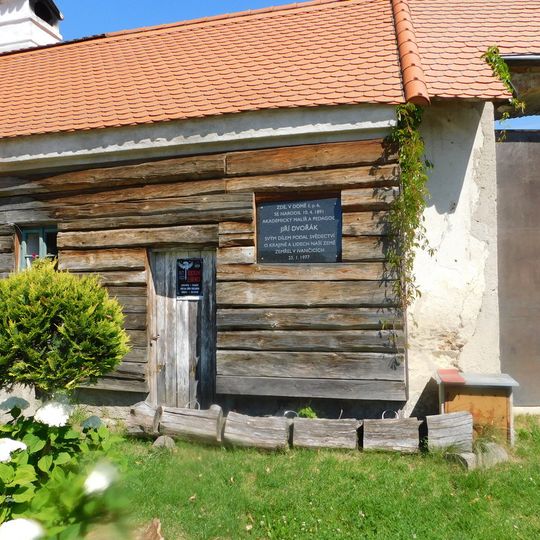 Pamětní deska Jiřího Dvořáka ve Stříteži