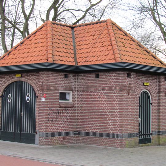 Voormalig brandspuithuisje gelegen aan de Arnhemseweg