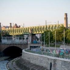 Brücke über die Zeile