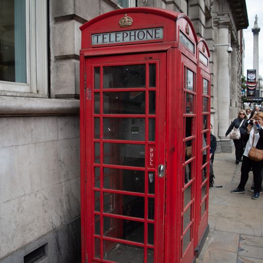 Pair Of K6 Telephone Kiosks