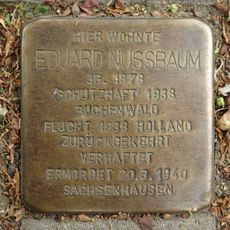 Stolperstein dedicated to Eduard Nussbaum
