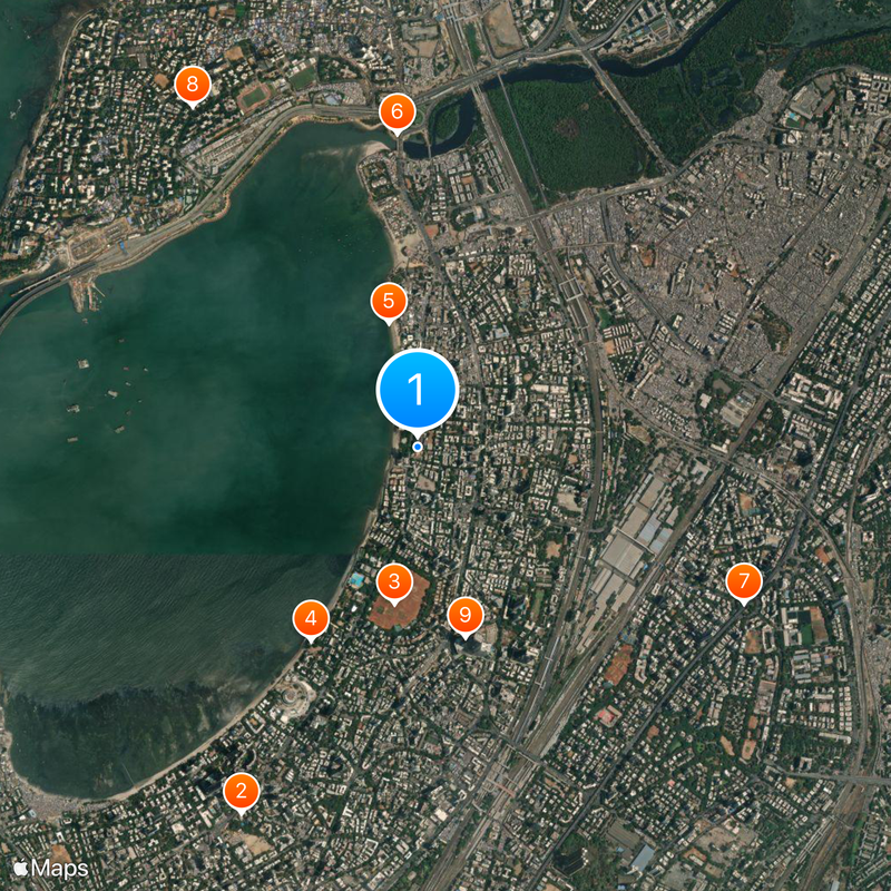 Bombay Scottish School Map