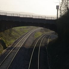 Railway Bridge Over Main Line Railway Taunton To Bristol