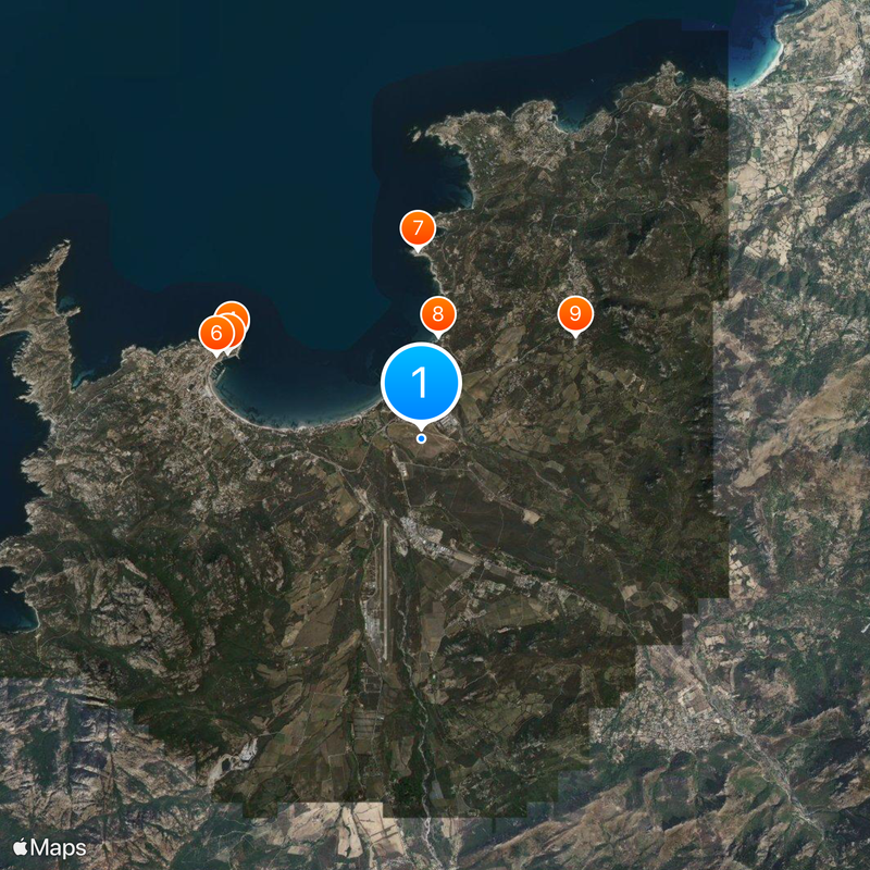 2nd Foreign Parachute Regiment Map