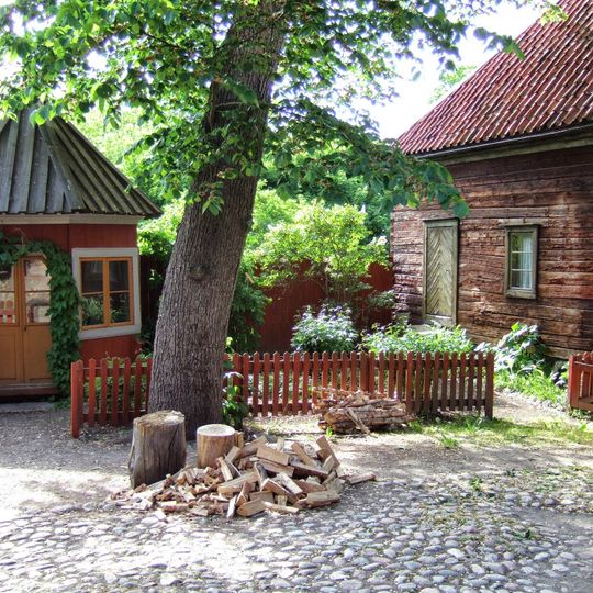 Boktryckerigårdens täppa, Skansen