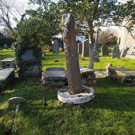 Churchyard Cross in churchyard of Church of Saint Lawrence