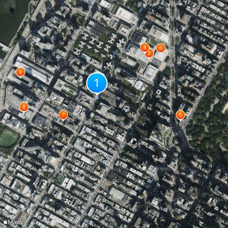 Tenth Avenue Map
