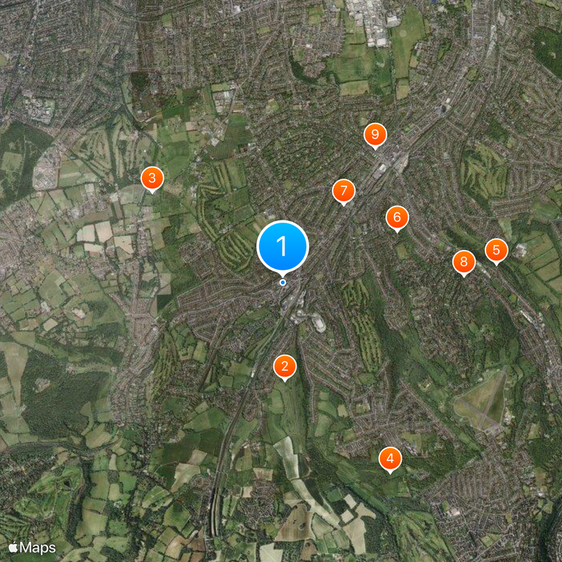 Coulsdon Map