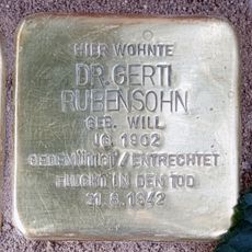 Stolperstein en memoria de Gerti Rubensohn