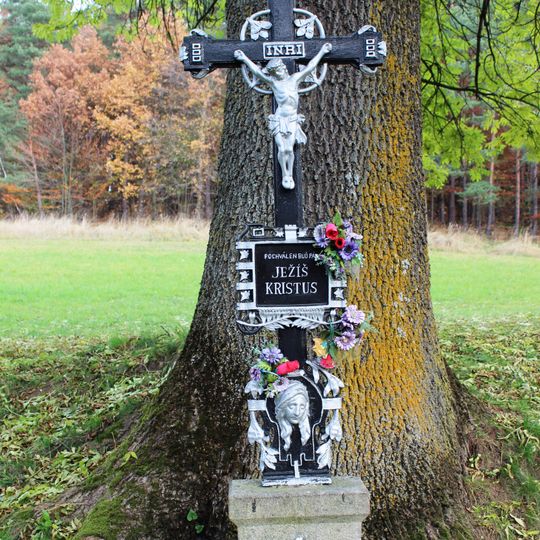 Wayside cross in Brloh