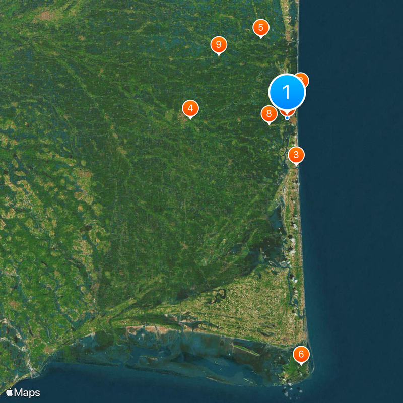 Distretto di Nagapattinam Mappa