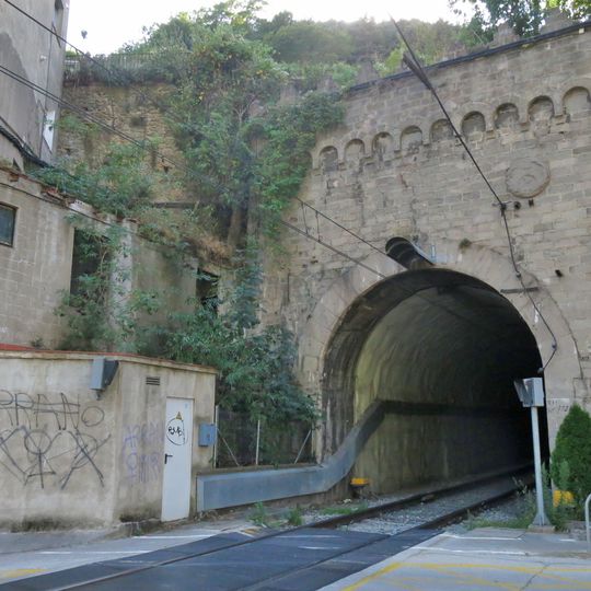 Caseta i túnel del ferrocarril Transpirenaic