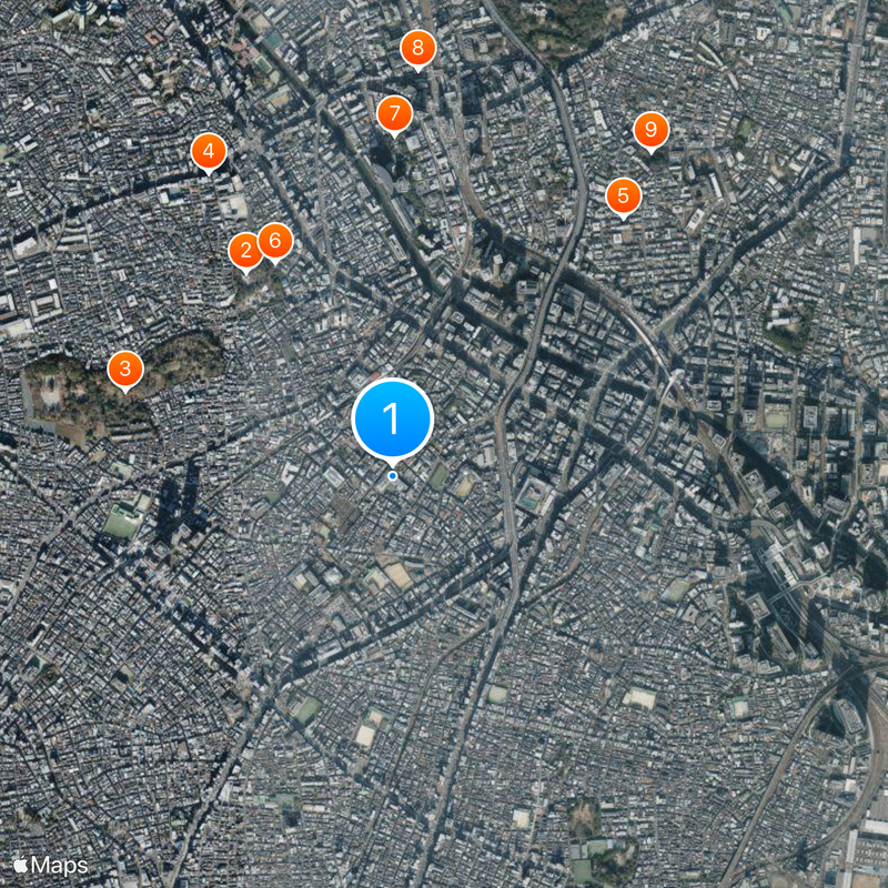 Kirigaya Funeral Hall Map