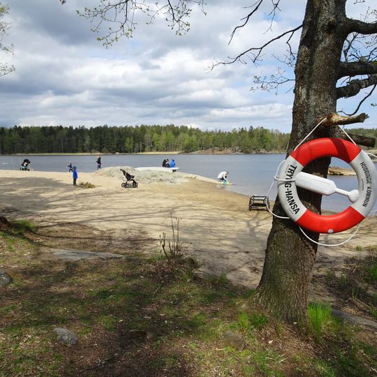 Sjöängsbadet, public beach