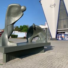 Sousoší Hokejisté u Doudlevecké ulice v Plzni