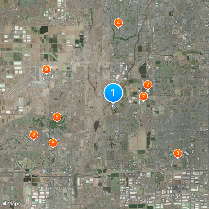 Camelback Ranch Map