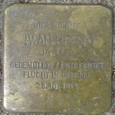 Stolperstein dedicated to Iwan Hesse