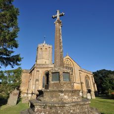 North Boundary Wall To Churchyard, With Gates To North And North East Of Church Of St Peter And St Paul, And The War Memorial