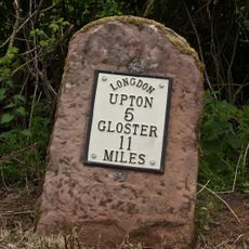 Milestone, Buckbury, 300 yds S of Hunters Inn