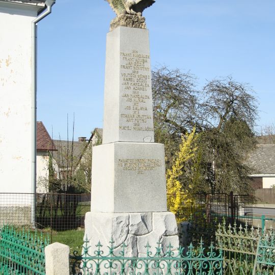 Památník obětem 1. sv. války v Polesí