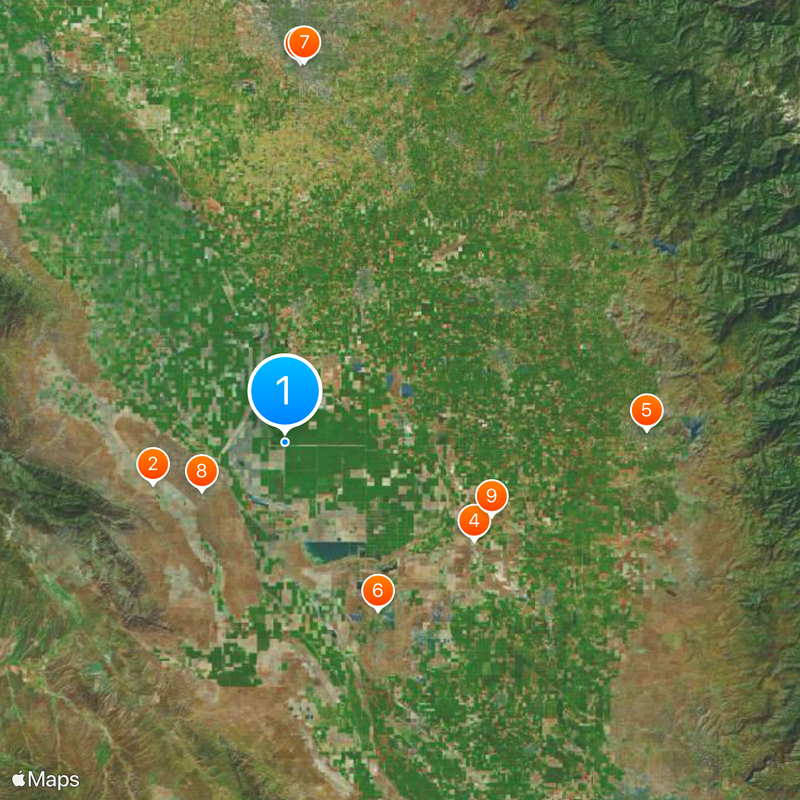 Kings River Map