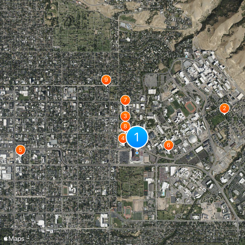 Rice Eccles Stadium Mapa