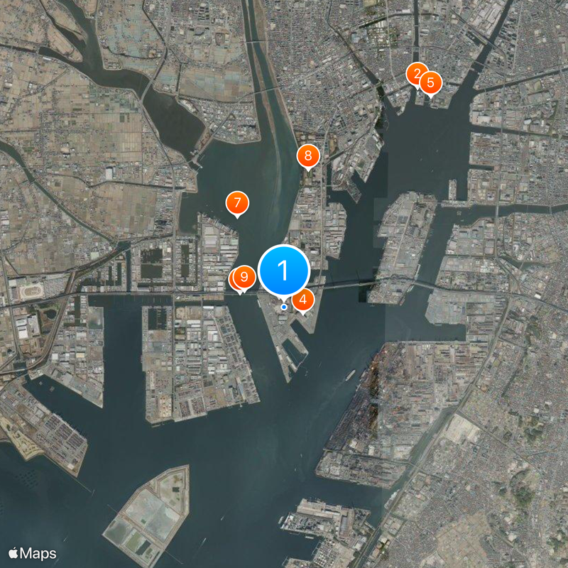 Nagoya International Exhibition Hall Map