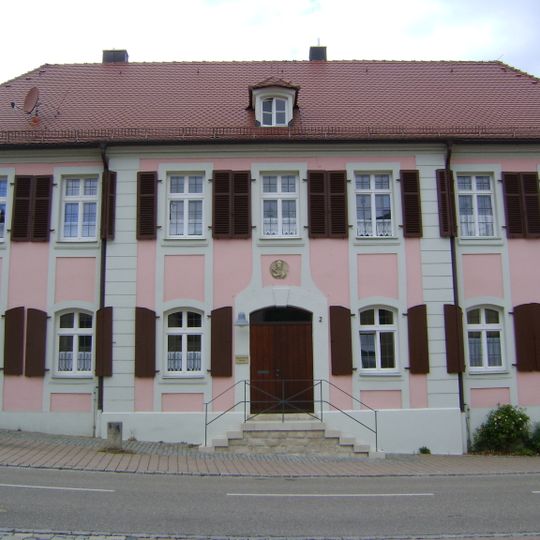 Ehemaliges ansbachisches Amtshaus, ab 1809 Pfarrhaus