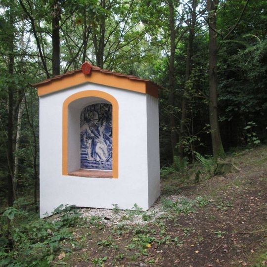 Kaplička na křížové cestě u Stříbra - 5. zastavení