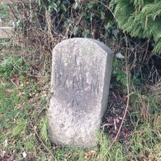 Milestone, Goodleigh Road, Gunn, opp. Berry Lane and post box